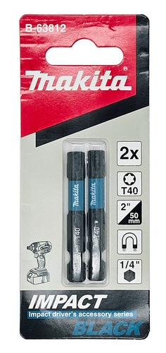 מארז 2 ביטים מגנטים T40 BLACK 50 MAKITA