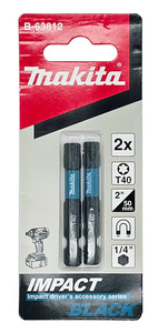מארז 2 ביטים מגנטים T40 BLACK 50 MAKITA