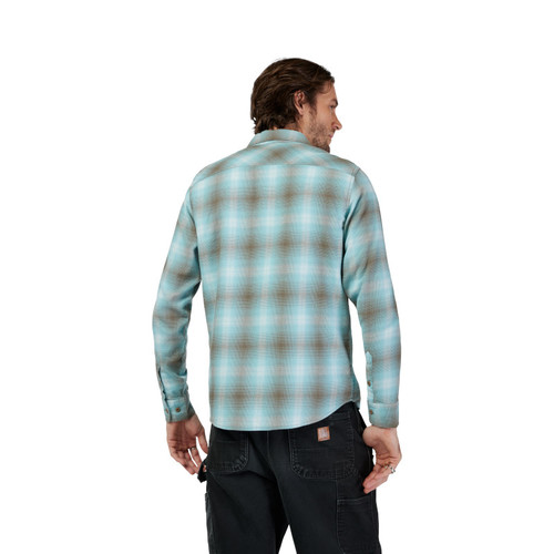 חולצת פלנל פוקס תכלת - FOX SURVIVALIST STRETCH FLANNEL V25