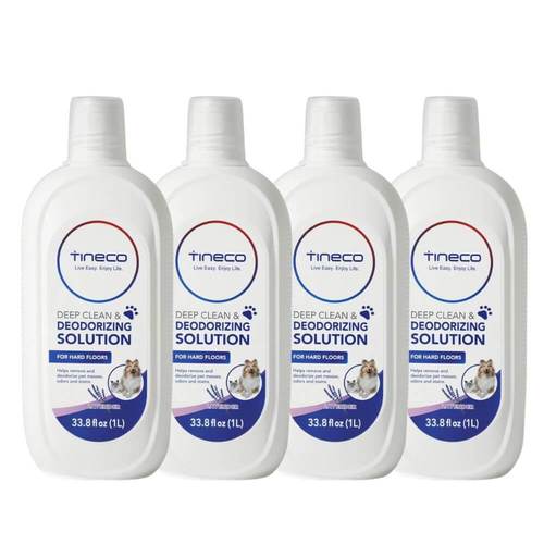 תמיסה ל‏שואב שוטף טינקו Tineco 1000ml - מארז 4 תמיסות לוונדר - מתאים לכל החברות 