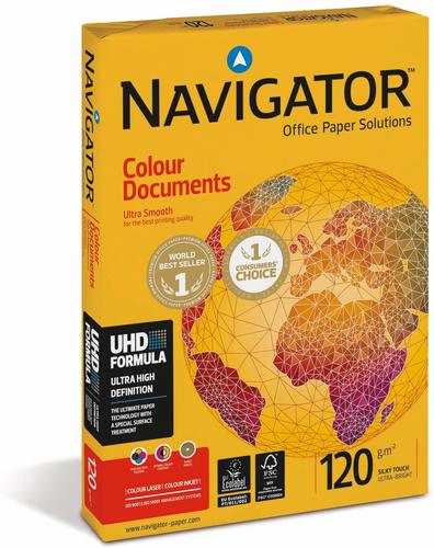 נייר צילום והדפסה NAVIGATOR A4 (120 גרם) 