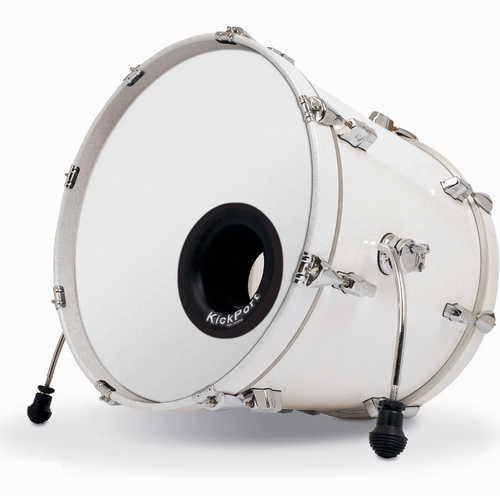 קיק פורט לבייס דראם KP2 Bass Drum Port בצבע כסף חו