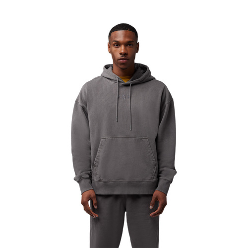 קפוצ'ון פליז אוברסייז פוקס אפור - FOX WORDMARK OVERSIZED FLEECE PO V25