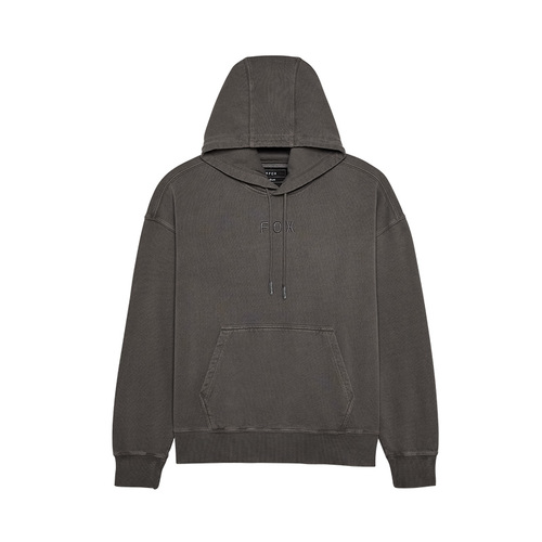 קפוצ'ון פליז אוברסייז פוקס אפור - FOX WORDMARK OVERSIZED FLEECE PO V25