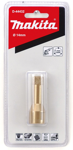 כוס יהלום קידוח למשחזת זווית M14/14 MAKITA