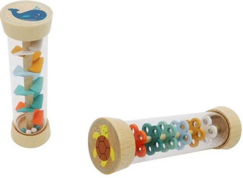 מקל גשם מעץ-צבע צבעוני