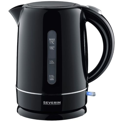 קומקום חשמלי 1.7 ליטר Severin WK4322 - צבע שחור