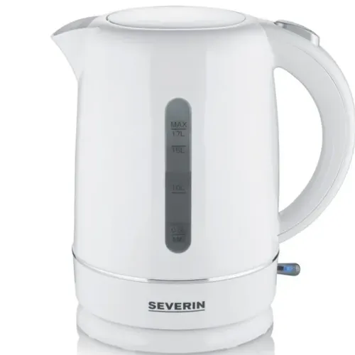 קומקום חשמלי 1.7 ליטר Severin WK4325 - צבע לבן