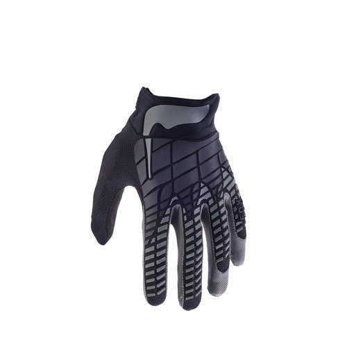 כפפות רכיבה פוקס שחור / אפור - FOX 360 GLOVES V25  
