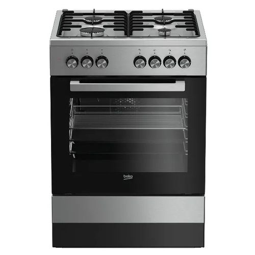 תנור משולב כיריים 72 ליטר דגם FSE62120DXDSL בקו BEKO נירוסטה
