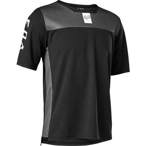 חולצת רכיבה לאופני שטח ילדים דיפנד שחור - YOUTH DEFEND JERSEY