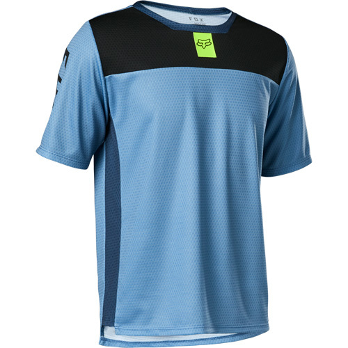 חולצת רכיבה לאופני שטח ילדים דיפנד  כחול - YOUTH DEFEND JERSEY
