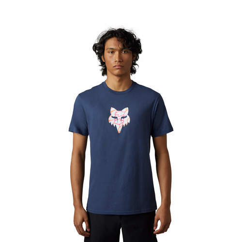 חולצת פוקס כחול כהה - FOX RYVER PERM TEE V23