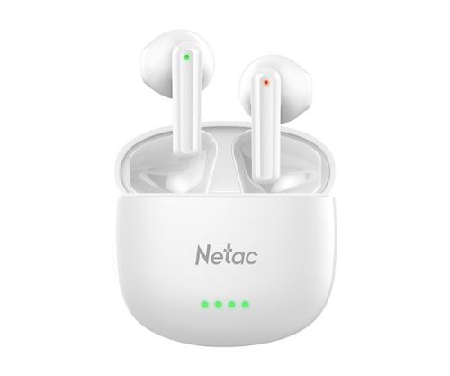 אוזניות אלחוטיות NETAC LK35 Bluetooth 5.3 Up to 6Hrs Play White Stereo