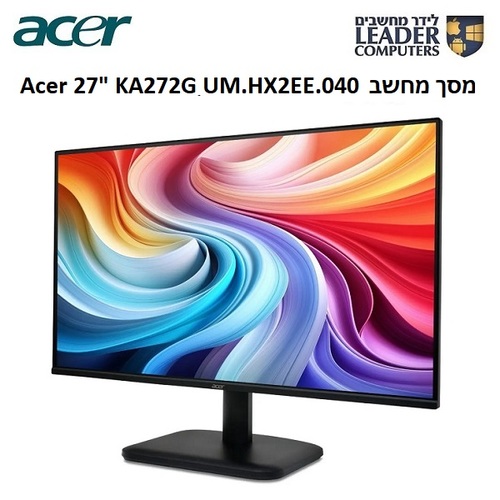 מסך מחשב 27 אינץ Acer KA272 G0bi UM.HX2EE.040 FullHD IPS 120Hz