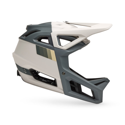 קסדת אנדורו מלאה פוקס לבן / אפור - FOX PROFRAME RS SOL V25 