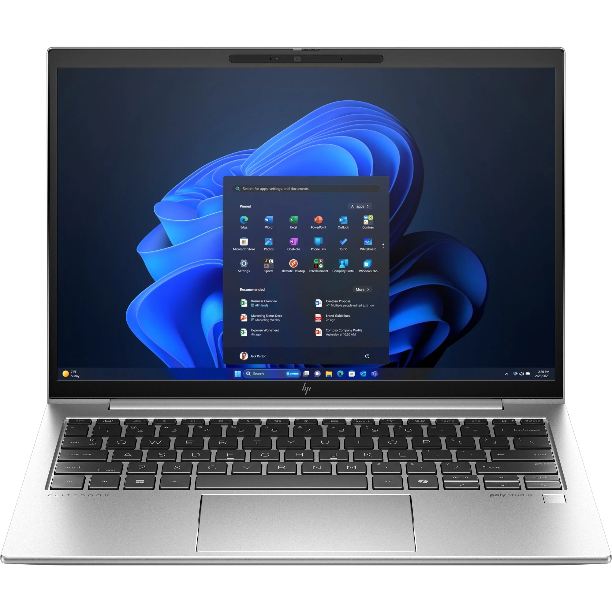 מחשב נייד HP EliteBook 830G11 U7/16/1TB/Win11P 9G0B3ET