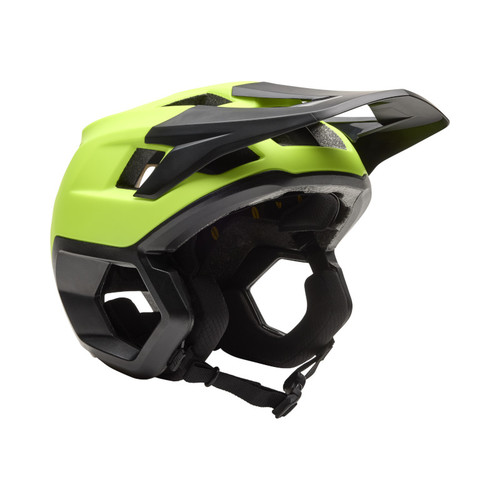 קסדת אופניים פוקס דרופריים שחור / צהוב- FOX DROPFRAME HELMET V25