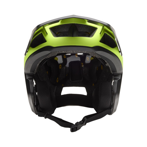 קסדת אופניים פוקס דרופריים שחור / צהוב- FOX DROPFRAME HELMET V25