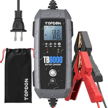 מטען מצברים חכם TORNADO 30000 TOPDON – טעינה חכמה למצברי 6V/12V/24V