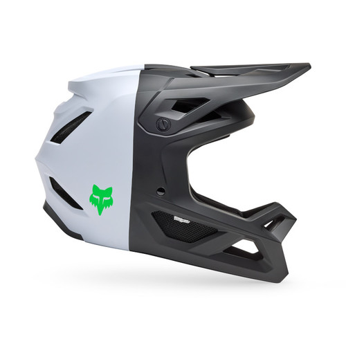קסדת אופניים מלאה לילדים פוקס לבן / שחור - FOX RAMPAGE YTH 5050 V25