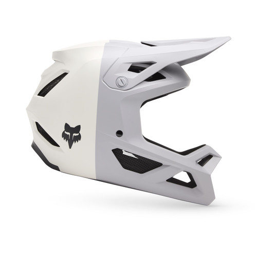 קסדת אופניים מלאה לילדים פוקס אפור / לבן - FOX RAMPAGE YTH 5050 V25
