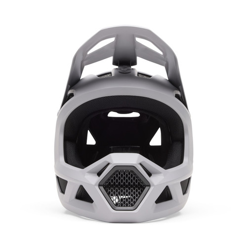 קסדת אופניים מלאה לילדים פוקס אפור / לבן - FOX RAMPAGE YTH 5050 V25