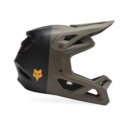 קסדת אופניים מלאה לילדים פוקס שחור / חום - FOX RAMPAGE YTH 5050 V25