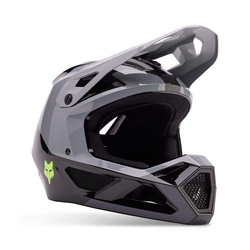 קסדת אופניים מלאה לילדים פוקס אפור - FOX YTH RAMPAGE BARGE V24