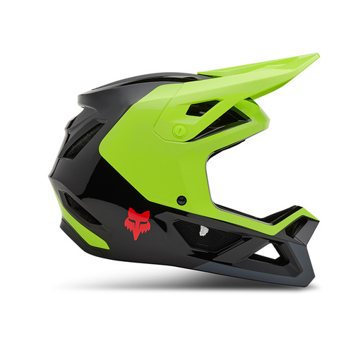 קסדת אופניים מלאה לילדים פוקס צהוב / שחור - FOX RAMPAGE YTH IMG V25
