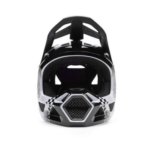 קסדת אופניים מלאה לילדים פוקס לבן / שחור - FOX RAMPAGE YTH DIGI IMG V25