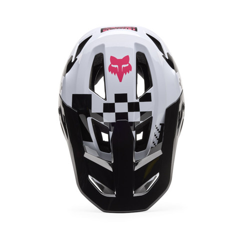 קסדת אופניים מלאה לילדים פוקס לבן / שחור - FOX RAMPAGE YTH DIGI IMG V25