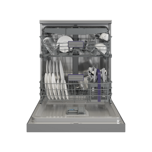 מדיח כלים ‏רחב בקו Beko BDFN36522X - נירוסטה מוברשת
