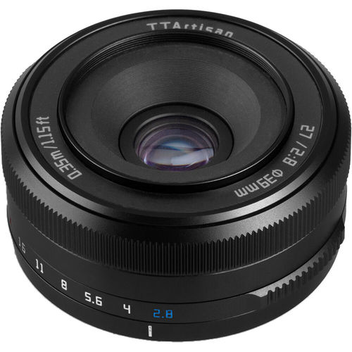 עדשה TTArtisan 27mm Lens (FUJIFILM X, Black) עדשות