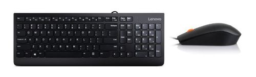 סט חוטי עכבר ומקלדת עברית/אנגלית Lenovo 300 GX30M39623 USB Combo Keyboard & Mouse