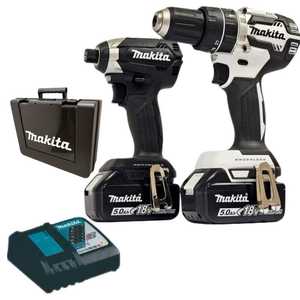 סט 2 כלים 18V + זוג סוללות 5A ומטען MAKITA
