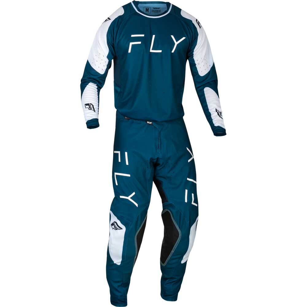 חליפת פליי כחול/ לבן - FLY RACING EVOLUTION DST V24