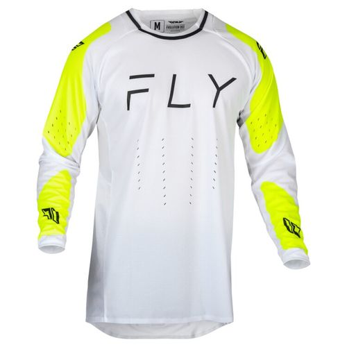 חליפת פליי לבן / צהוב - FLY RACING EVOLUTION DST V24
