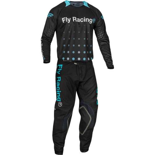 חליפת פליי שחור / כחול - FLY RACING EVOLUTION DST V24