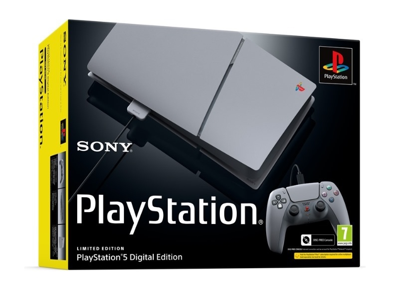 קונסולה במהדורה מוגבלת Playstation 5 Slim 1TB Digital 30th Anniversary    