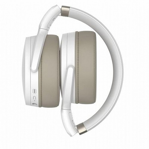 אוזניות אלחוטיות סנהייזר SENNHEISER HD 450BT ANC Bluetooth, צבע לבן White, שנה אחריות 