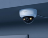 מצלמת אבטחה PoE כיפה 5MP מוגנת ונדליזם עם ראיית לילה צבעונית דגם P327