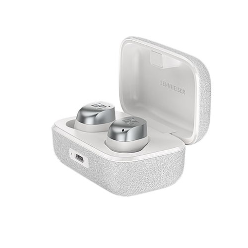 אוזניות אלחוטיות סנהייזר SENNHEISER MOMENTUM True Wireless 4 צבע כסף Silver, שנה אחריות 