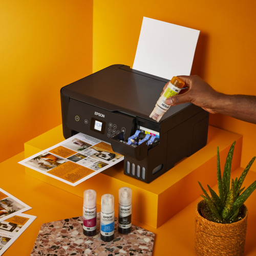 מדפסת הזרקת דיו צבעונית 3 ב-1 EcoTank L3260