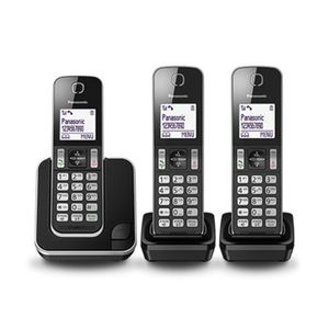 טלפון אלחוטי בעברית + 2 שלוחות Panasonic פנסוניק