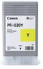 דיו צהוב לפלוטר קנון PFI-030Y - Yellow Ink Tank 130ml