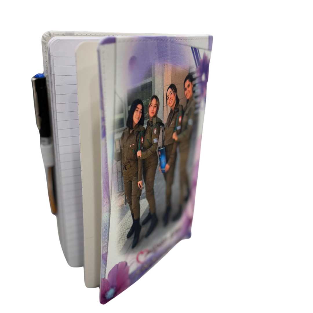 מחברת יומן A5 בכריכת בד