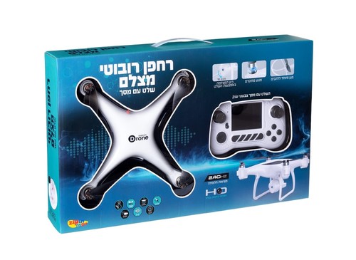 רחפן רובוטי עם מצלמה ומסך בשלט