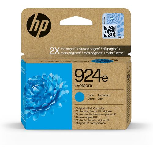ראש דיו 924e XL ציאן כחול למדפסת  4K0U7NE  OJ Pro 8133