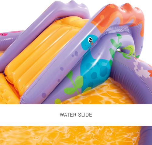 מרכז פעילות ובריכה מתנפחת לילדים - דינו פארק דגם 56139